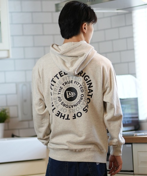 「NEW ERA」 プルオーバーパーカー X-LARGE ブラック メンズ_画像6