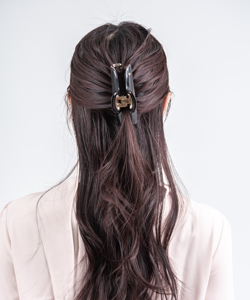 【新品、未使用】ALEXANDRE DE PARIS ブラックヘアクリップ ALEXANDRE DE PARIS（アレクサンドル ドゥ パリ） ヘアクリップ