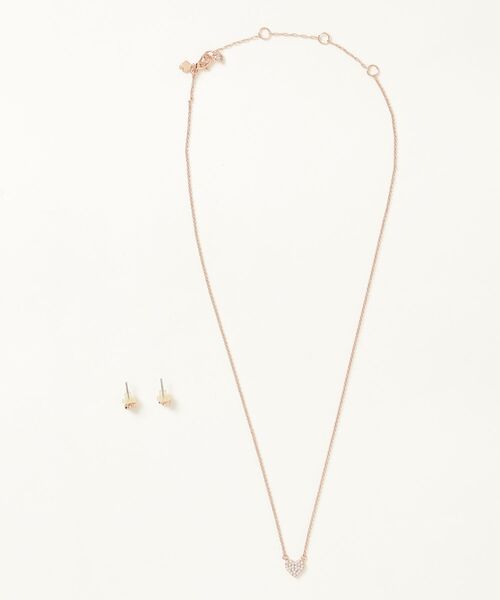 「kate spade new york」 ピアス（両耳用） ONESIZE イエロー レディース