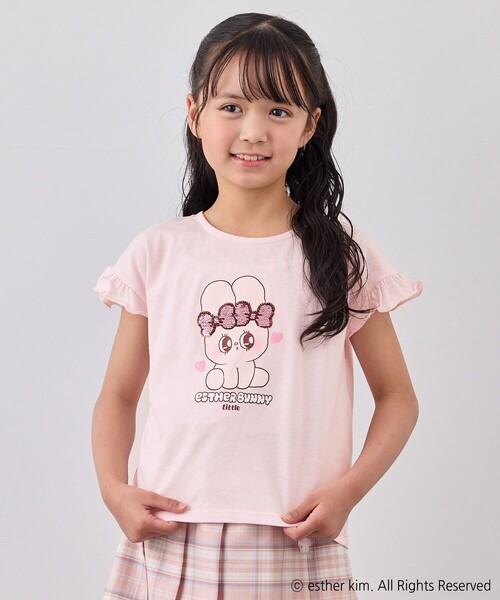 ビック 子供服、レディースまとめ売り ROPE' PICNIC（ロペ ピクニック） tシャツ 「Esther Bunny Little