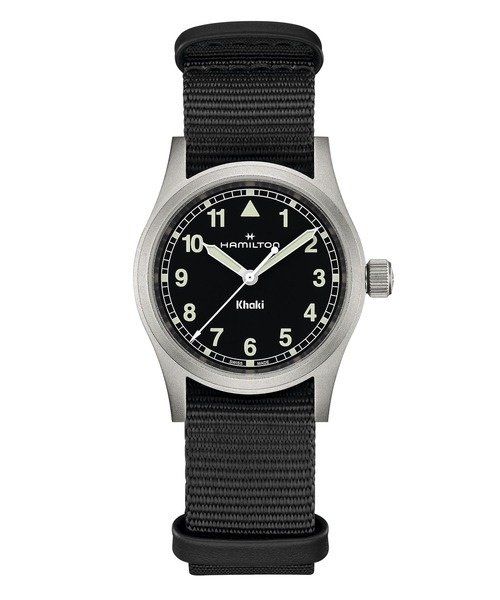 腕時計 HAMILTON 「ハミルトン」 腕時計 Khaki Field （カーキ フィールド）  クオーツ 33MM ブラック×ブラックの画像