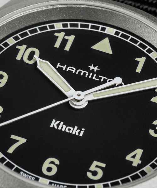 腕時計 HAMILTON 「ハミルトン」 腕時計 Khaki Field （カーキ フィールド）  クオーツ 33MM ブラック×ブラックの画像