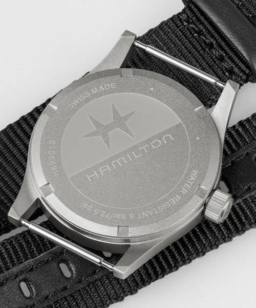 腕時計 HAMILTON 「ハミルトン」 腕時計 Khaki Field （カーキ フィールド）  クオーツ 33MM ブラック×ブラックの画像