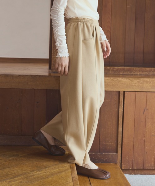 「OLUN」 スラックス SMALL ベージュ レディース_画像7