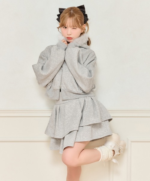 「apres jour」 セットアップ X-LARGE ブラック レディース_画像2