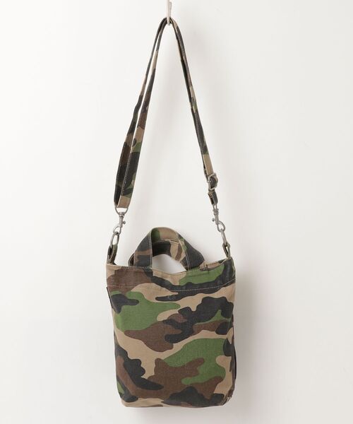 「BAGGU」 カモフラージュ2WAYバッグ - グリーン メンズ_画像2