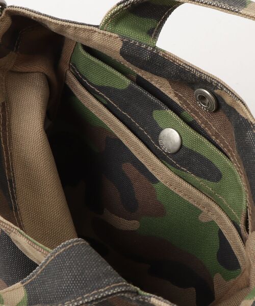 「BAGGU」 カモフラージュ2WAYバッグ - グリーン メンズ_画像4