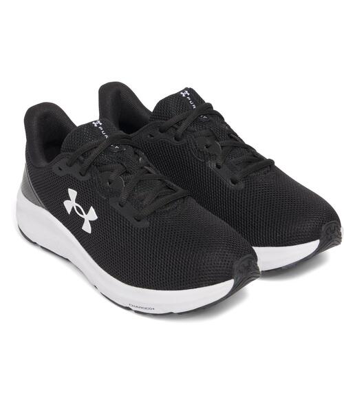 「UNDER ARMOUR」 ローカットスニーカー 23.5cm ブラック レディース_画像4