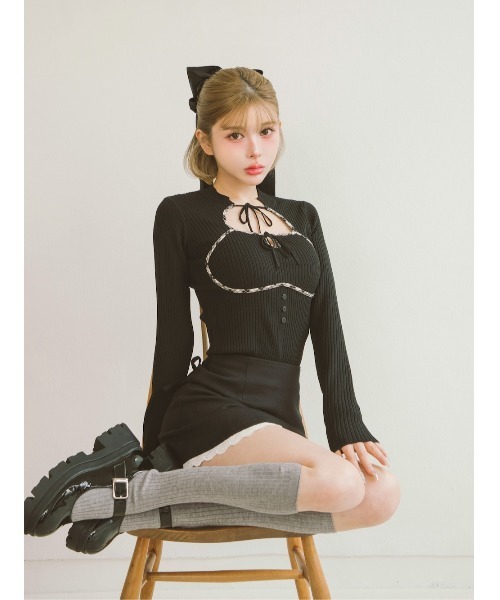 「Darich」 キュロット S ブラック レディース_画像6