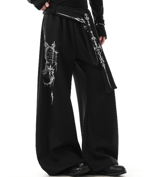 ARULE（アルール） ワイドパンツ スウェットパンツ ジャージ A'GEM/9