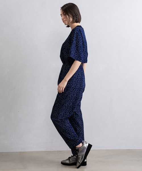 「MARECHAL TERRE」 イージーパンツ MEDIUM ブラック レディース_画像6