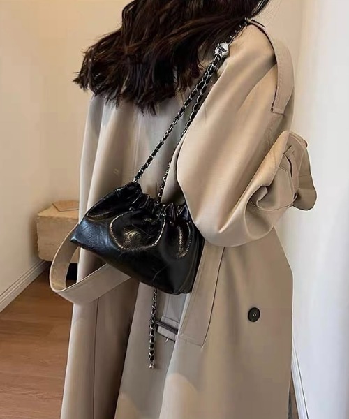 「LADY LIKE」 ショルダーバッグ F シルバー レディース_画像6