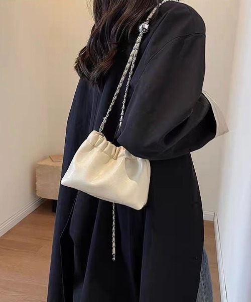 「LADY LIKE」 ショルダーバッグ F シルバー レディース_画像8