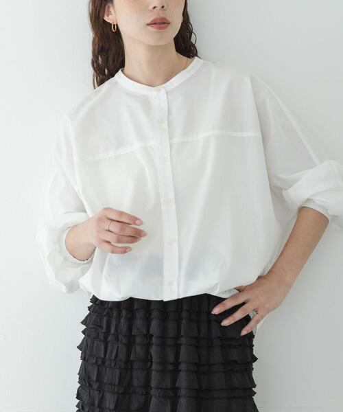 URBAN RESEARCH Sonny Label 長袖ブラウス FREE ホワイト レディース