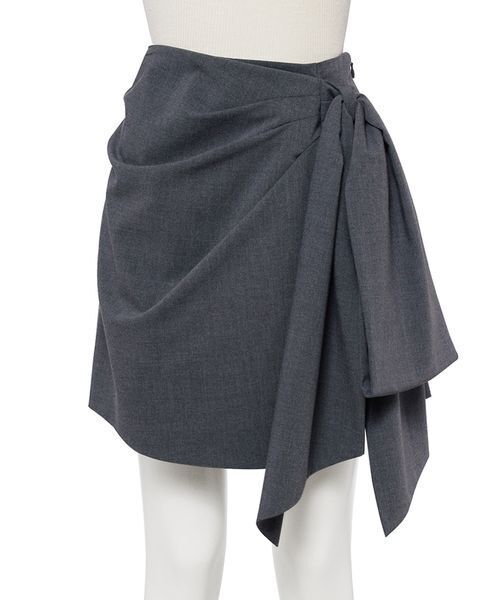 パンツ ボリュームリボンスカショーパン レディースの画像