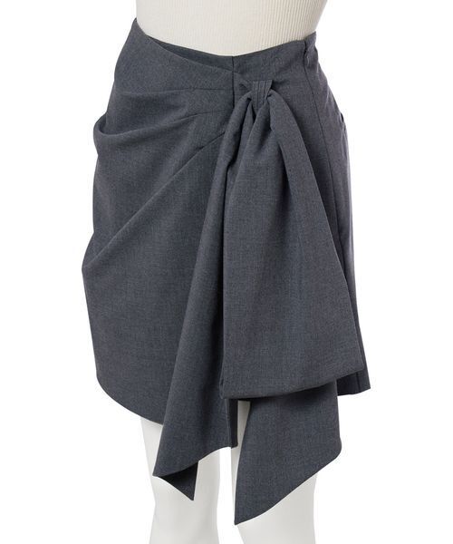 パンツ ボリュームリボンスカショーパン レディースの画像