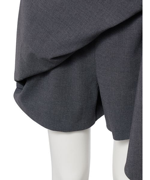 パンツ ボリュームリボンスカショーパン レディースの画像