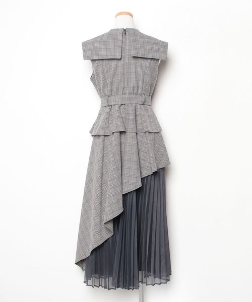 「dazzlin」 ノースリーブワンピース SMALL グレー レディース_1