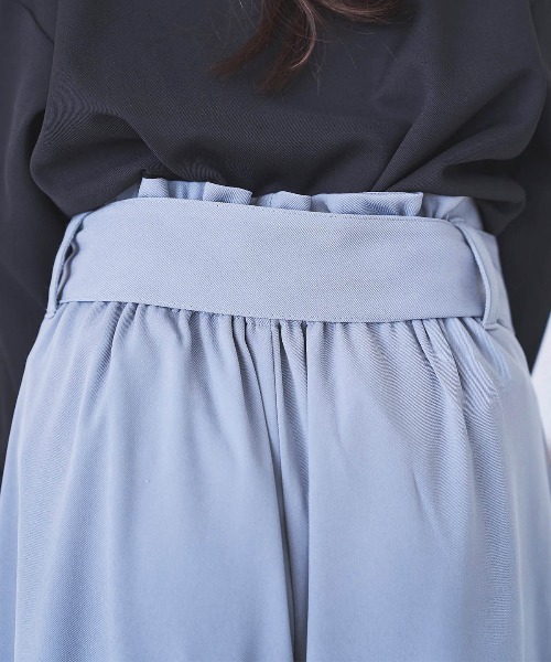 「mil」 パンツ - サックスブルー レディース_画像4
