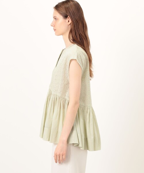 ブラウス シャツ ne Quittez pas Petit Flower ブラウス レディースの画像