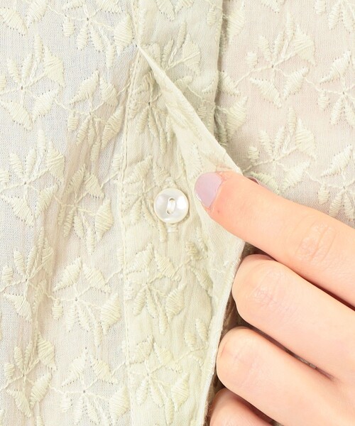 ブラウス シャツ ne Quittez pas Petit Flower ブラウス レディースの画像