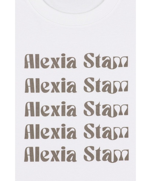 ALEXIA STAM - alexiastam ZOZO限定Tシャツ ALEXIA STAM（アリシアスタン） tシャツ 半袖 ZOZO限定 Tシャツ