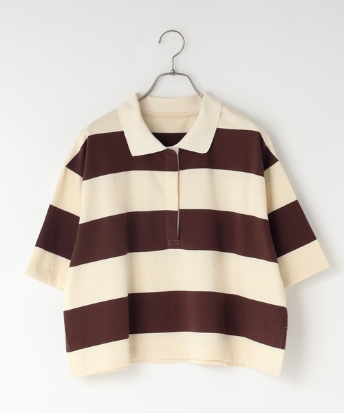 LOWRYS FARM（ローリーズファーム） tシャツ 半袖 ラガーTEE 804463