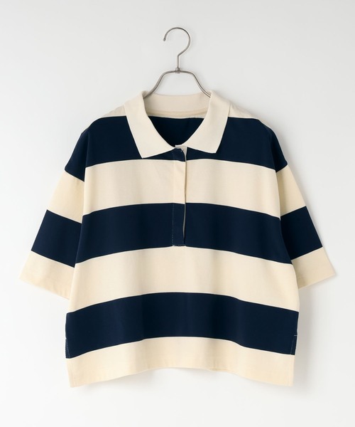 LOWRYS FARM（ローリーズファーム） tシャツ 半袖 ラガーTEE 804463