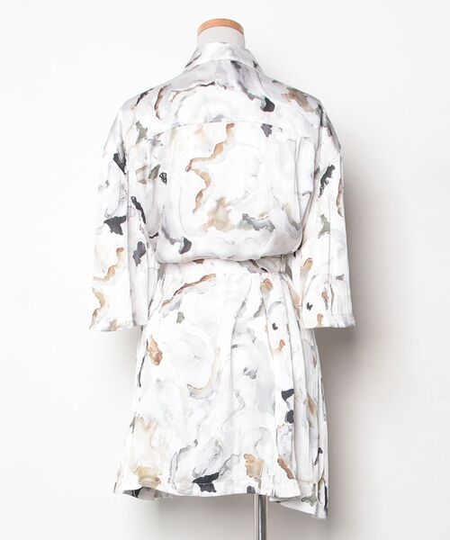 「MURRAL」 25SS Dipsacus shirt FREE グレー レディース_画像2