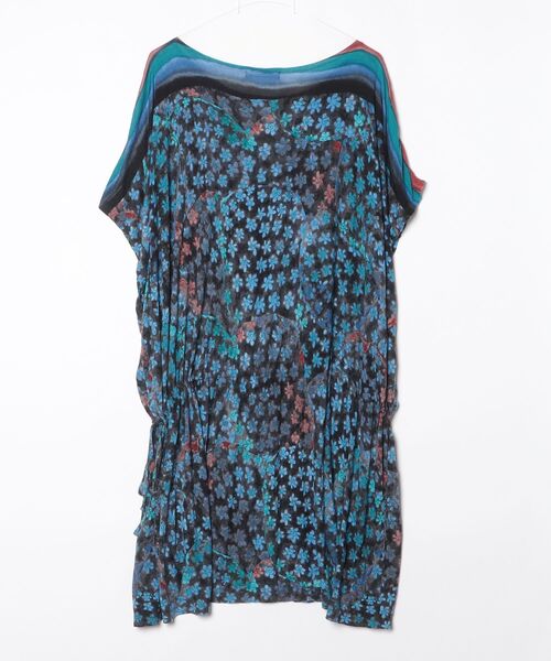「TSUMORI CHISATO」 半袖ワンピース 02 ブルー レディース_画像2