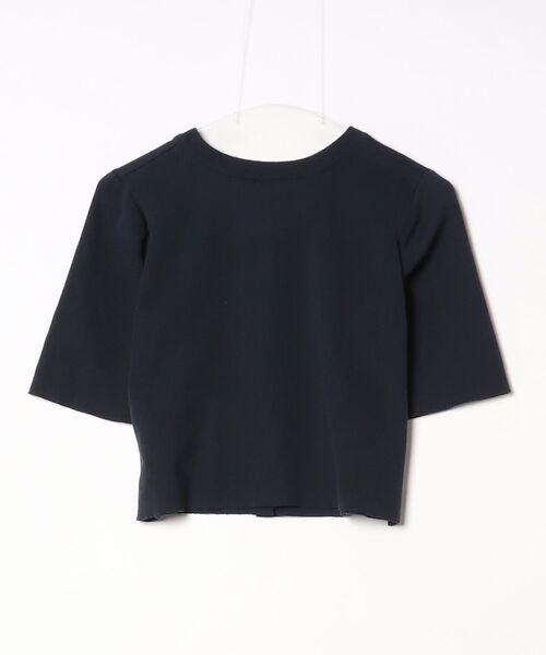 「titivate」 ニットカーディガン L ネイビー レディース_画像2