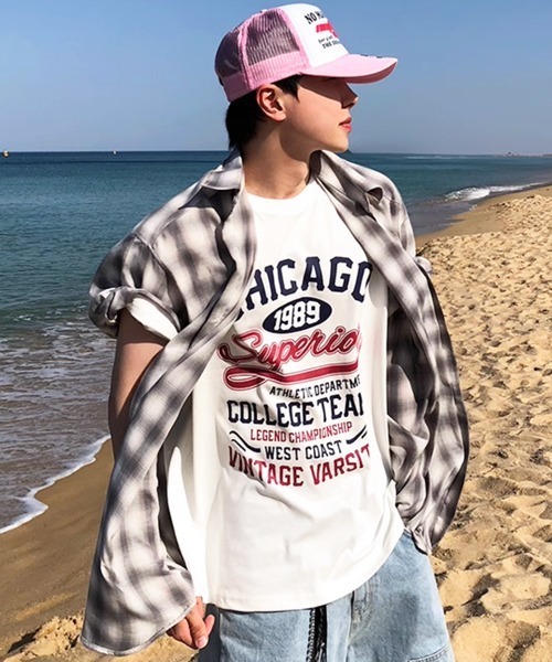 「NOWLE」 半袖Tシャツ MEDIUM ホワイト メンズ_画像2