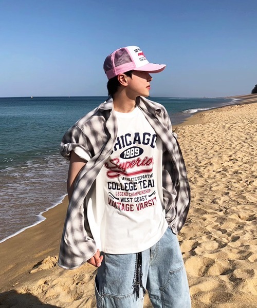 「NOWLE」 半袖Tシャツ MEDIUM ホワイト メンズ_画像8