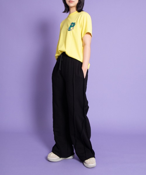 「PUNYUS」 スウェットパンツ 4 ブラック レディース_画像7