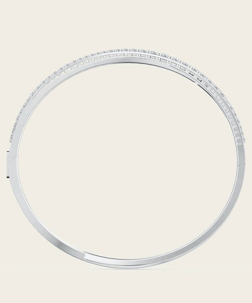 スワロフスキー Hyperbola バングル ブレスレット (即購入⭕️) Hyperbola バングル, インフィニティ, ホワイト, ロジウム