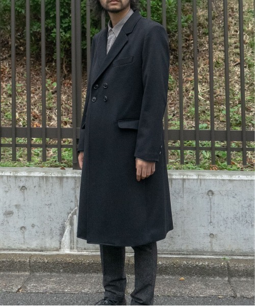 wjk - 【予約品】 classical chester coat / コート / ネイビー