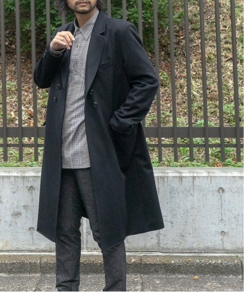 チェスターコート コート CASHMERE WOOL CHESTER COAT メンズ