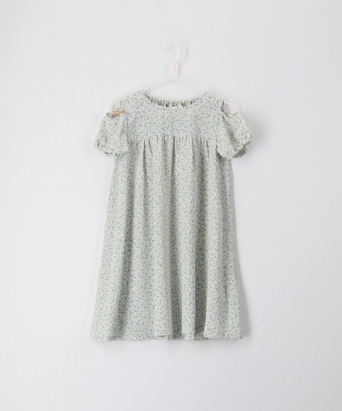 ワンピース 小花オフショルワンピース 22 新作