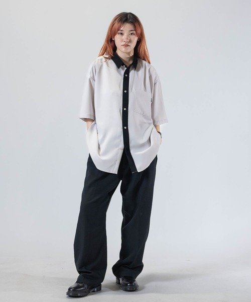 Naive magic（ナイーブマジック） シャツ 「a」ナチュラルストレッチ