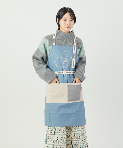 MOOMIN（ムーミン） エプロン 11ぴきのねこ エプロン ホルターネック