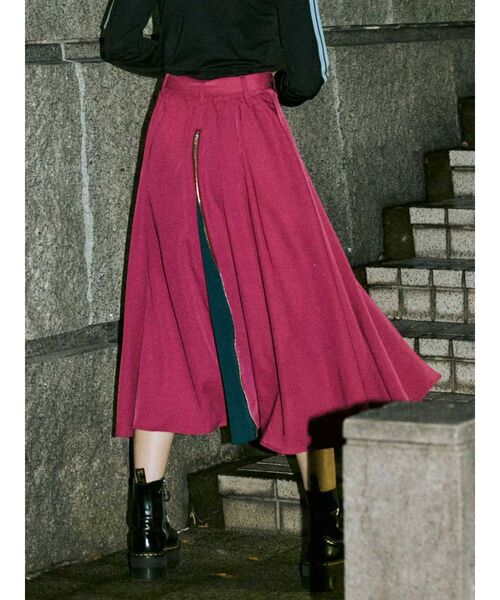 jouetie スカート jouetie（ジュエティ） ロング スカート バックZIPバイカラースカート