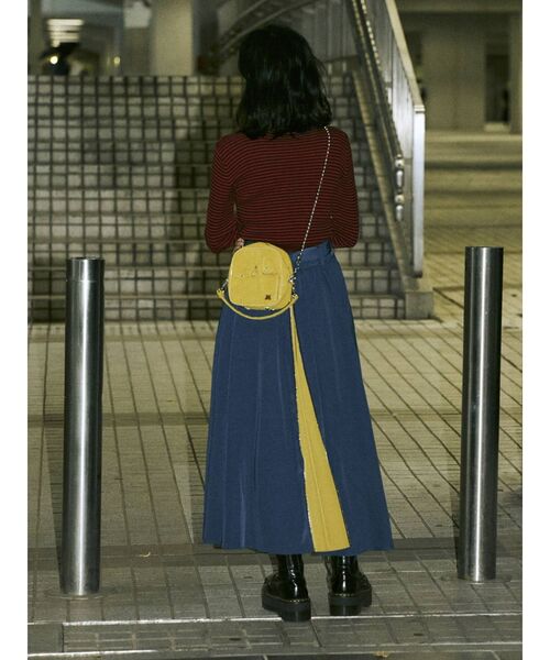 jouetie（ジュエティ） ロング スカート バックZIPバイカラースカート