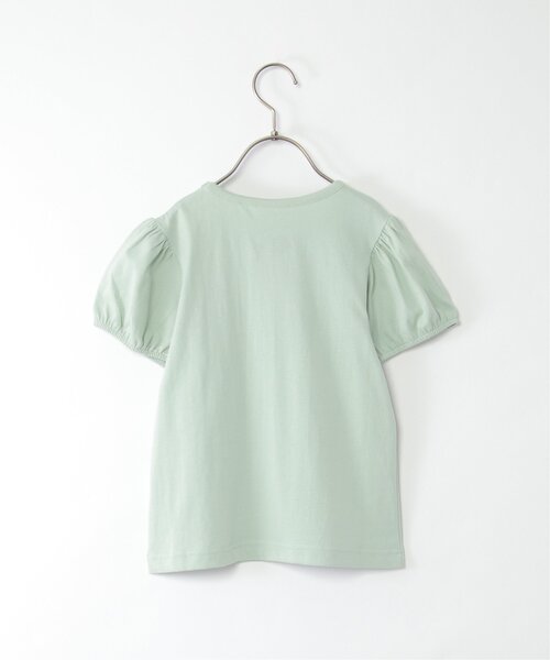 ikka（イッカ） tシャツ USAコットン パフスリーブプリントTシャツ 