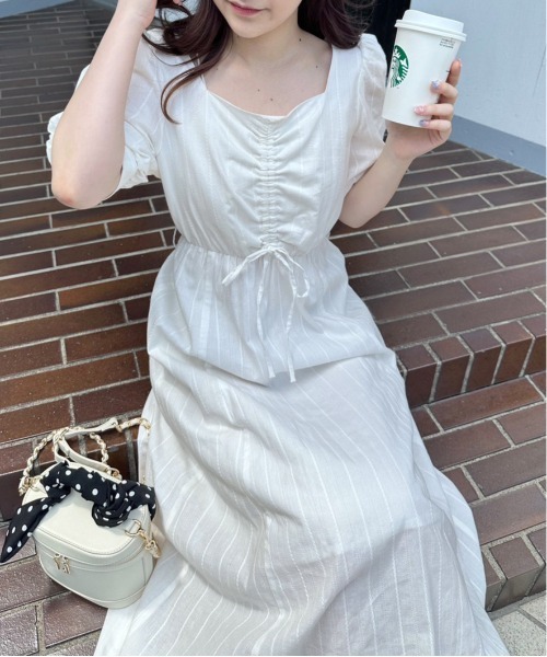 OLIVE des OLIVE（オリーブデオリーブ） ワンピース 半袖 夏のダブル