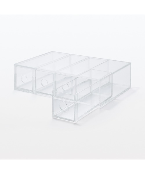 無印良品（MUJI） 収納 アクリルメガネ・小物ケース 約幅6．7×奥行