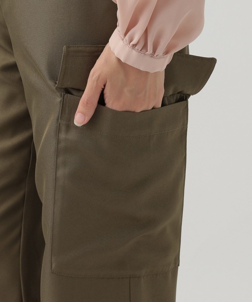 Elura（エルーラ） カーゴパンツ 大人キレイめカーゴパンツ レディース