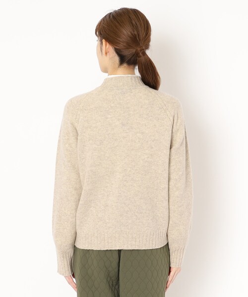 ローラアシュレイ　ヴィンテージ　ニットカーディガン　M ローラ アシュレイ LAURA ASHLEY 【毛100％／ペルーニット