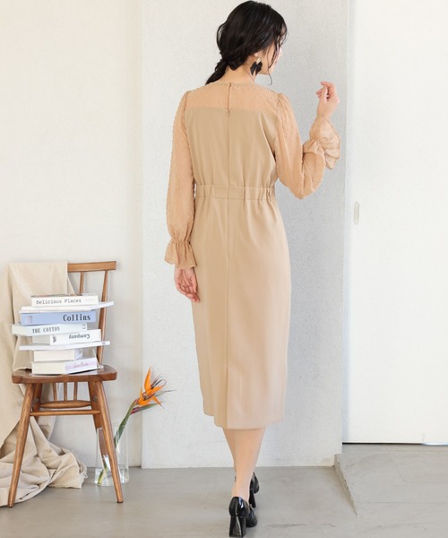 PourVous（プールヴー） ドレス フロッキードット パーティードレス