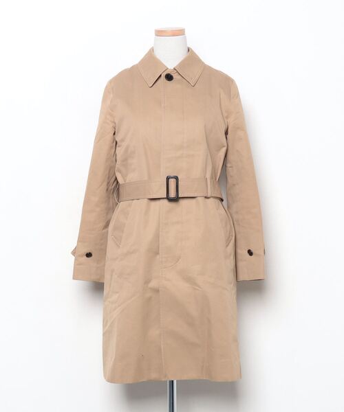 HYKE」 ステンカラーコート 1 パープル レディース : 79977765  