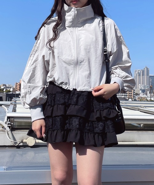 AS KNOW AS（アズノゥアズ） ブルゾン ジャンバー ナイロン サイド